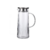 Jarra em Vidro Borossilicato Canelado com Tampa Inox Fracalanza Twinkle 1,4L