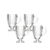 Conjunto 4 Taças de Cappuccino de Vidro Classic Wolff 160ml