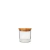 Pote De Vidro Tampa Bambu Vika 450ml
