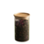 Pote de Vidro Redondo Empilhável com Tampa de Bambu 600ml Oikos