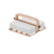 Porta Guardanapo Pequeno Capriccio Future Rose Gold - 14x14,5x7cm
