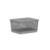 Cesto Grid com Tampa 8L - 28x22x15cm - La Casa - Produtos Organizadores