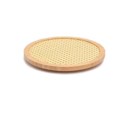 Bandeja de Bambu Palhinha Redonda Oikos 20cm