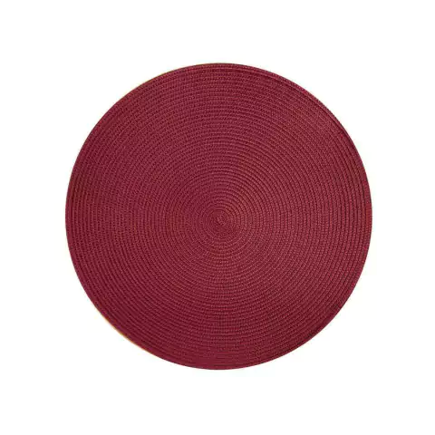 Jogo Americano Redondo Tyft Bordô 38cm - unitário