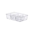 Organizador de Acrílico com Divisórias P - 25x18x6cm