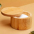 Saleiro Redondo de Bambu com Tampa Lyor 9x9x6cm - comprar online