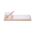 Petisqueira Bandeja de Bambu Terrazo com Molheira de Vidro e Colher de Bambu 32x12x5,5cm