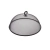 Tampa Protetora Cobre Bolo de Metal Preta 30x12cm