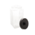 Pote de Vidro com Tampa de Metal Vegas Preta 1,7L - comprar online