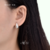 Aros gota con detalle cubic oval - comprar online