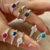 Anillo Suria piedras naturales - comprar online