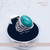 Anillo bubble piedra oval - comprar online