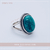 Anillo Delhi piedra oval