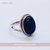 Anillo Delhi piedra oval en internet
