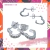 Aros corazon semi argolla cubics