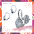 Aros colgante c/ brisura gota cubic - tienda online