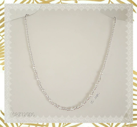 Collar bolitas y perlas