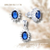 Conjunto cubic oval roseta color