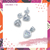Conjunto corazon cubic con virola