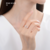 Anillo osito + cubic corazon - comprar online