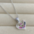 Dije corazon calado y moño - comprar online