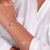 Pulsera corazoncitos calados + cubics - comprar online