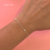 Pulsera bolitas ovaladas y diamantadas en internet