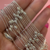 Pulsera bolitas ovaladas y diamantadas - comprar online
