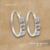 Aros argolla con cubic formas - comprar online