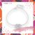 Pulsera centro corazón micropave