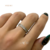 Anillo micropave doble hilera sin fin - comprar online