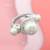 Anillo perlas y cubics