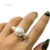 Anillo perlas y cubics - comprar online
