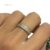 Anillo franja cubics en onda - comprar online