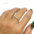 Anillo medio sin fin micropave - comprar online
