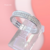 Anillo micropave doble hilera sin fin