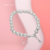 Pulsera bolita martillada 7,5mm - comprar online