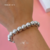 Pulsera bolita martillada 10mm en internet
