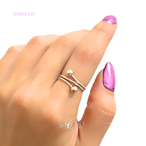 Anillo bolitas enred