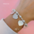 Pulsera bolitas y corazones en internet