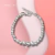 Pulsera bolita satin combinada 8,5mm - comprar online