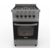 COCINA INDUSTRIAL 4 HORNALLAS FORNAX CV55FA GAS NATURAL PUERTA DE VIDRIO