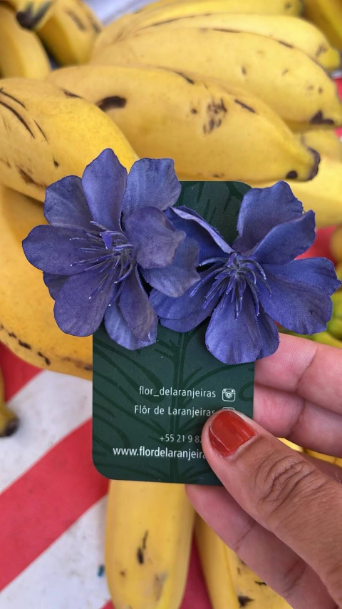 Brinco Ponto Floral - Flor de Laranjeiras