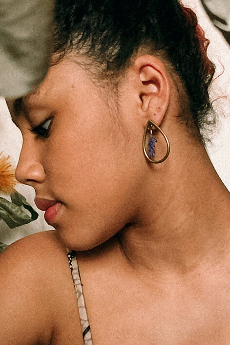 Brinco Patuá Lavanda