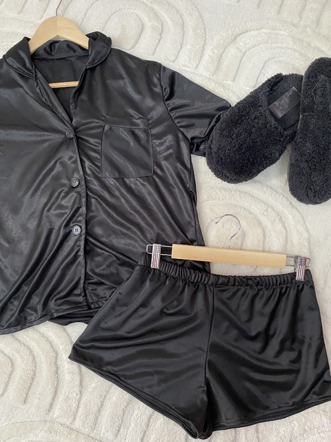 Camisero Gina Negro - comprar online