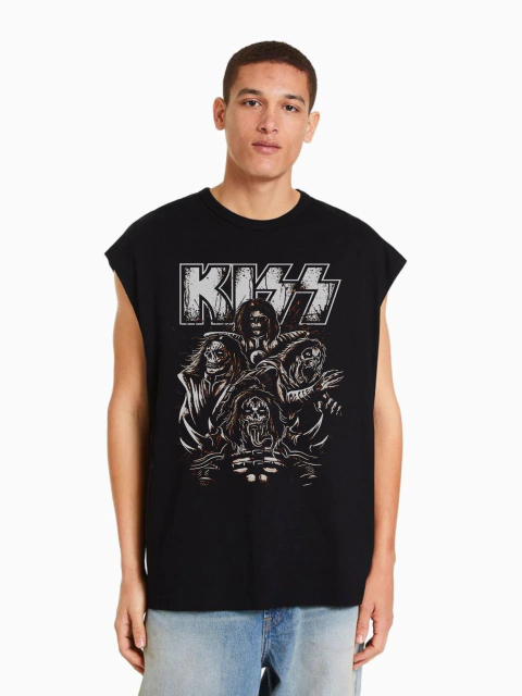 Musculosa oversized Kiss