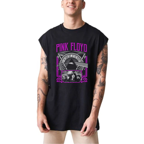 Musculosa oversized The dark side of the moon - pink floyd (mod 1)
