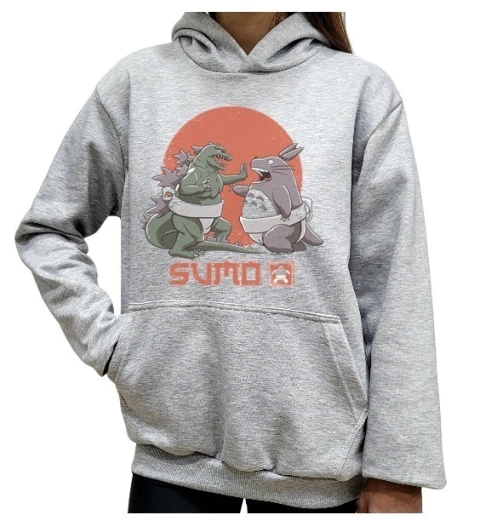 Buzo Godzilla vs Totoro sumo - Mi vecino totoro