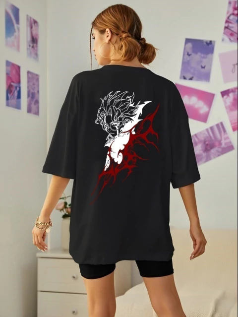 Remera oversize Dan da dan - comprar online