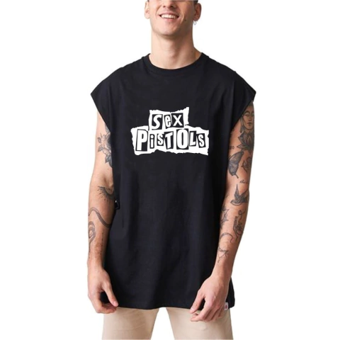 Musculosa oversize Sex pistols